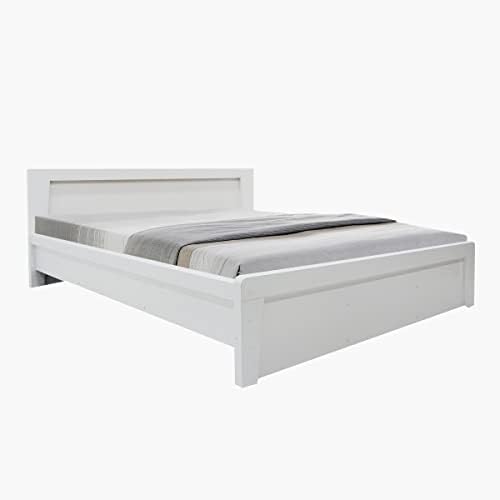 Comfynest Box Kulltorp Plus 6-Piece Queen Bedroom Set with 1 Queen Bed, 2 Nightstands, 1 Dresser Mirror and Stool