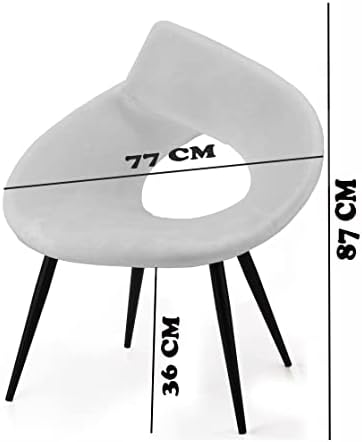 Comfynest Lock Round Chair With Central Hole-3D Design Living Room Chair Lounge Chair Balcony Chair (Green)