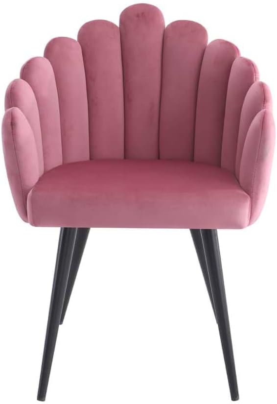 Comfyest Single Hotel Accent Italian Salon Styling Comfy Pink Velvet Tufted Wedding Luxury Hotel Room Dining Chairs Leisure