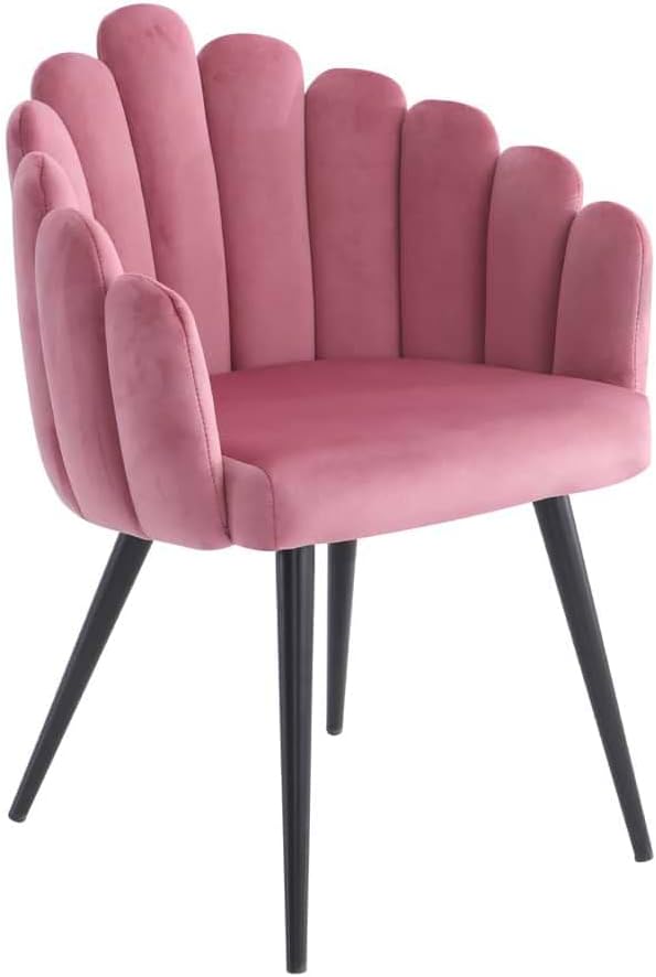 Comfyest Single Hotel Accent Italian Salon Styling Comfy Pink Velvet Tufted Wedding Luxury Hotel Room Dining Chairs Leisure