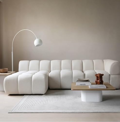 Comfynest Wool living room sectional modular L-shape sofa