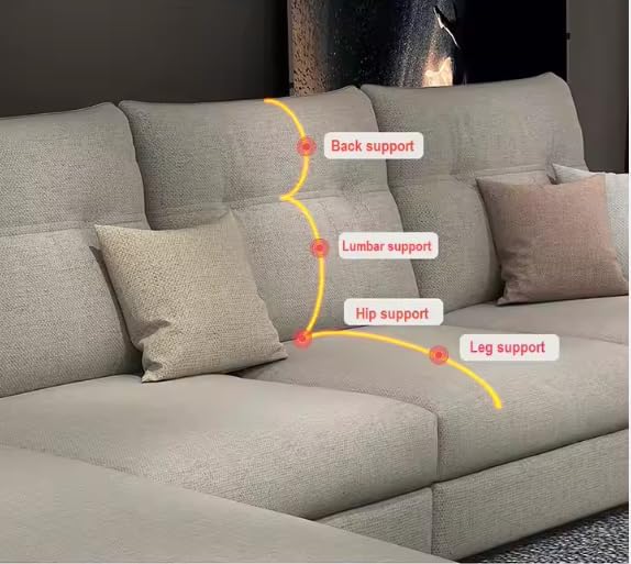 Comfynest Modern and Affordable L Shaped Sectional Sofa Set! Transform Your Living Space