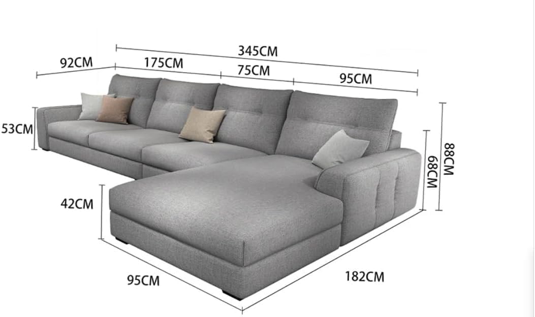 Comfynest Modern and Affordable L Shaped Sectional Sofa Set! Transform Your Living Space