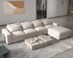 Comfynest L Shape Italian Sofa Modern Sectional Style To Update your living Room