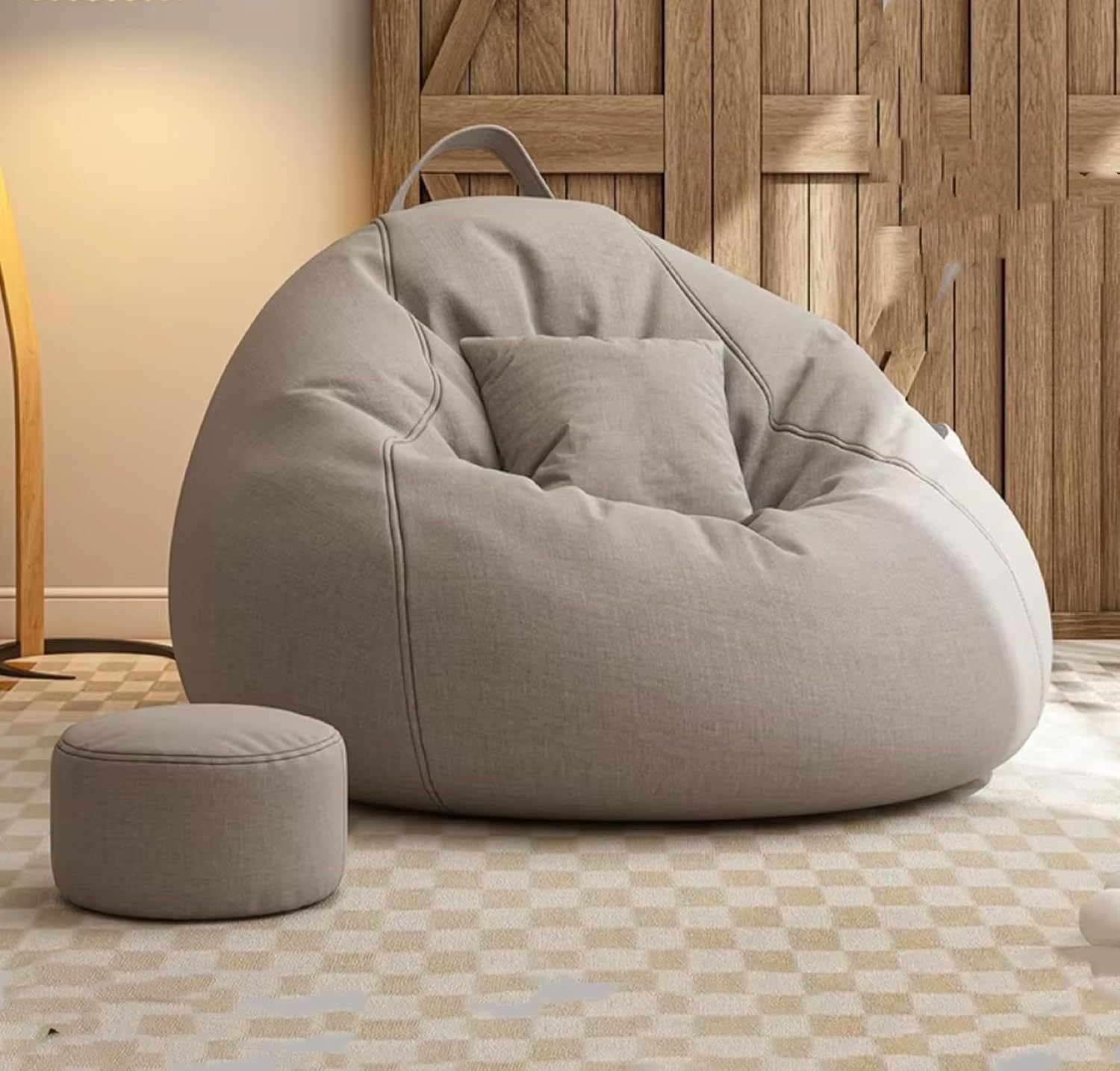 Comfynest Lazy Sofa Cushion Comfortable and Breathable Tatami Cotton and Linen Bean Bag Chair