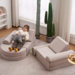 Comfynest 14-Piece Luxurious Kids Couch Playful Comfort for Both Little Ones and Adults