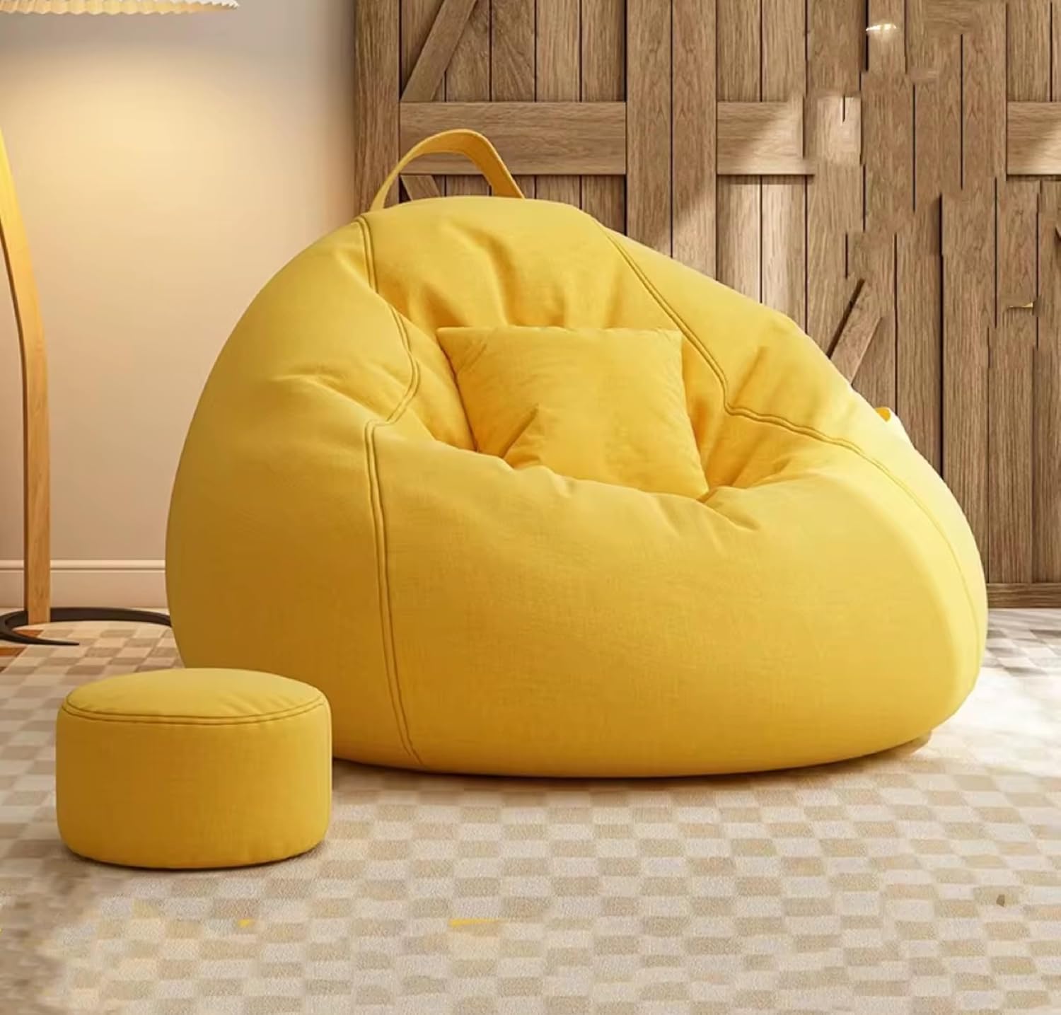 Comfynest Lazy Sofa Cushion Comfortable and Breathable Tatami Cotton and Linen Bean Bag Chair