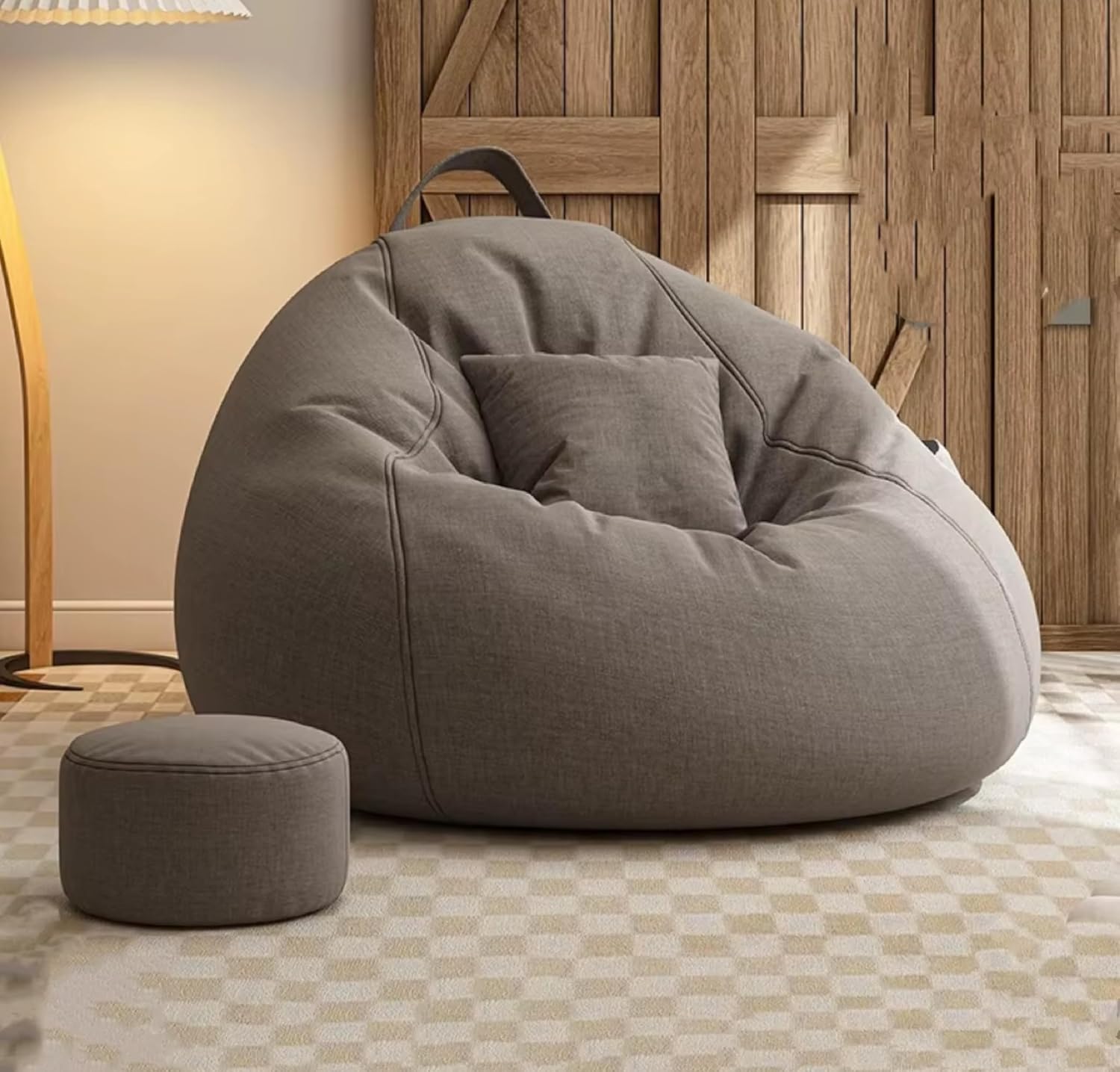 Comfynest Lazy Sofa Cushion Comfortable and Breathable Tatami Cotton and Linen Bean Bag Chair