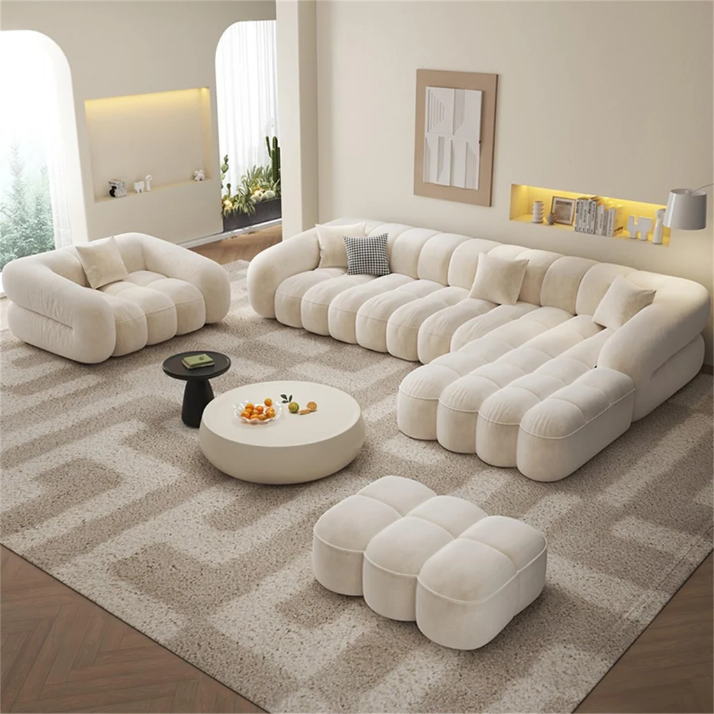 Comfynest Fabric Overstuffed Multifunctional Sofa Set – Multiple Options Available