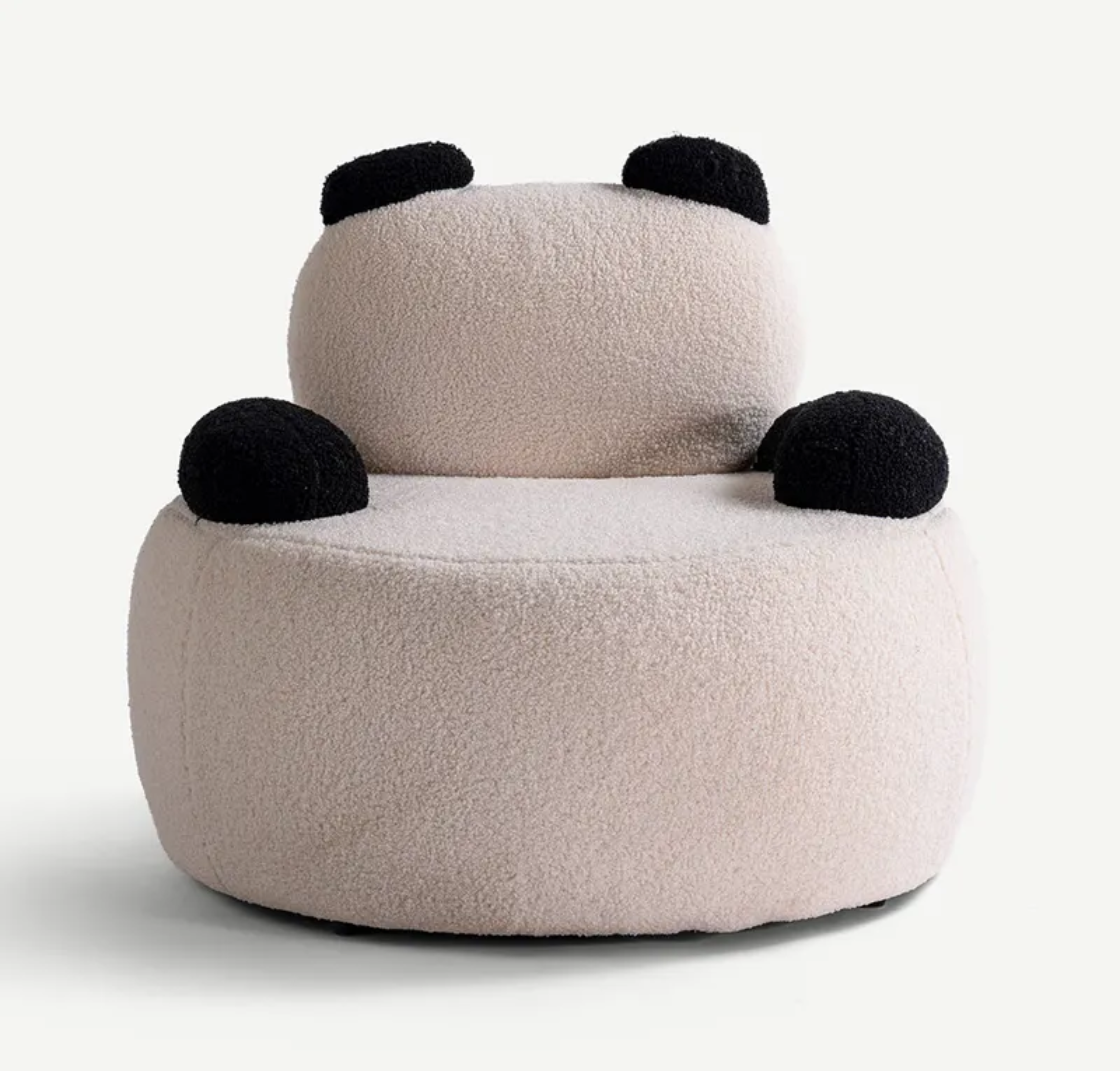 Comfynest Panda Kids Accent Chair - Soft Plush Design, Comfortable Seating, Adorable Panda Shape, Perfect for Kids' Rooms