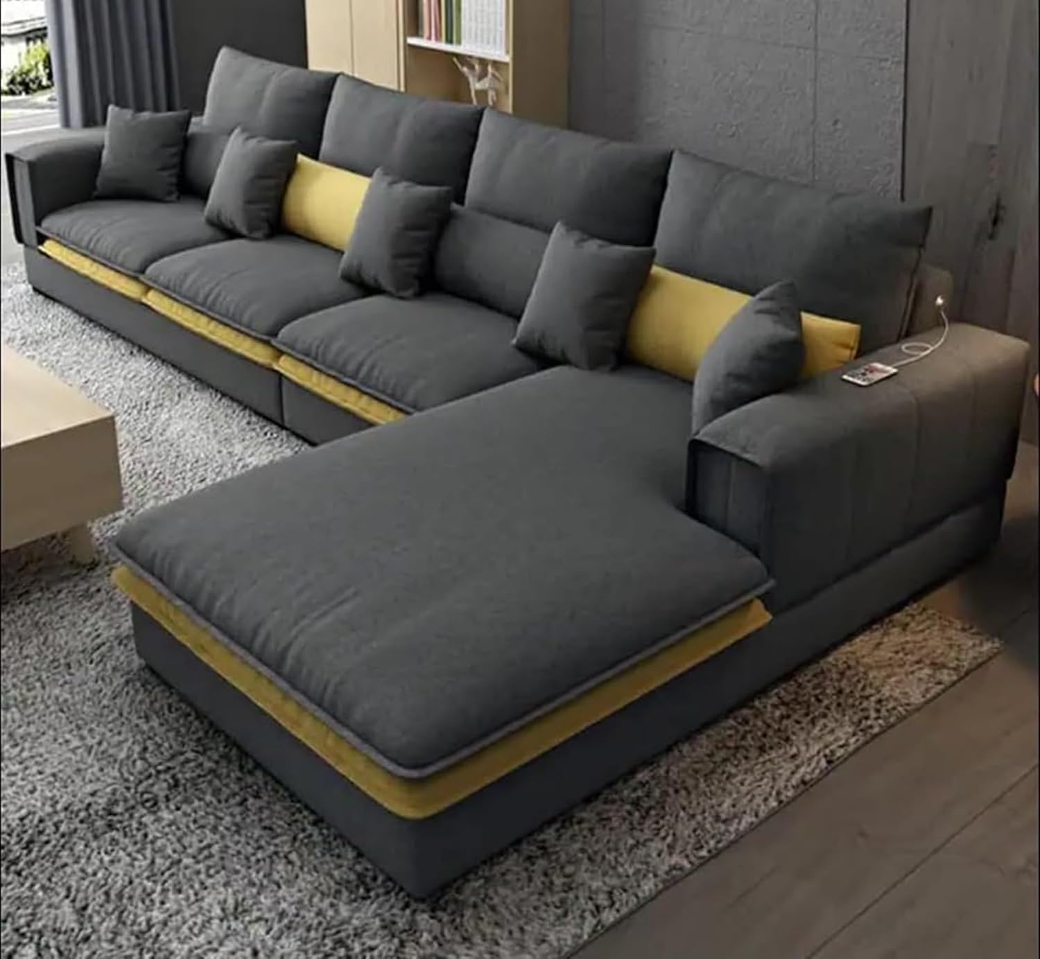 Comfynest luxurious Fabric Sofa Set Inspired By Nordic Design Perfect For Your Living Room