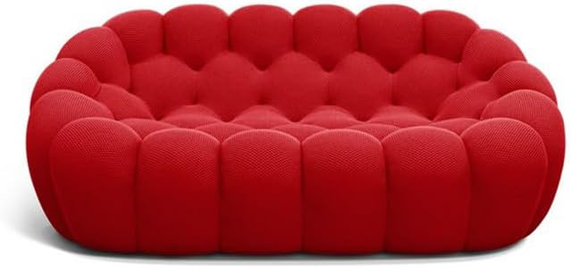Comfynest Stylish Comfort Modern Wood Sofa With Durable Solid Color Knitted Fabric Upholstery 170.18 X 111.76 X 76.2 Cm