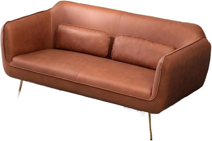 Comfynest Glam Velvet 2-Seater Sofa With Gold Legs And Stain-Resistant Fabric 162.56 X 76.2 X 78.74 Cm