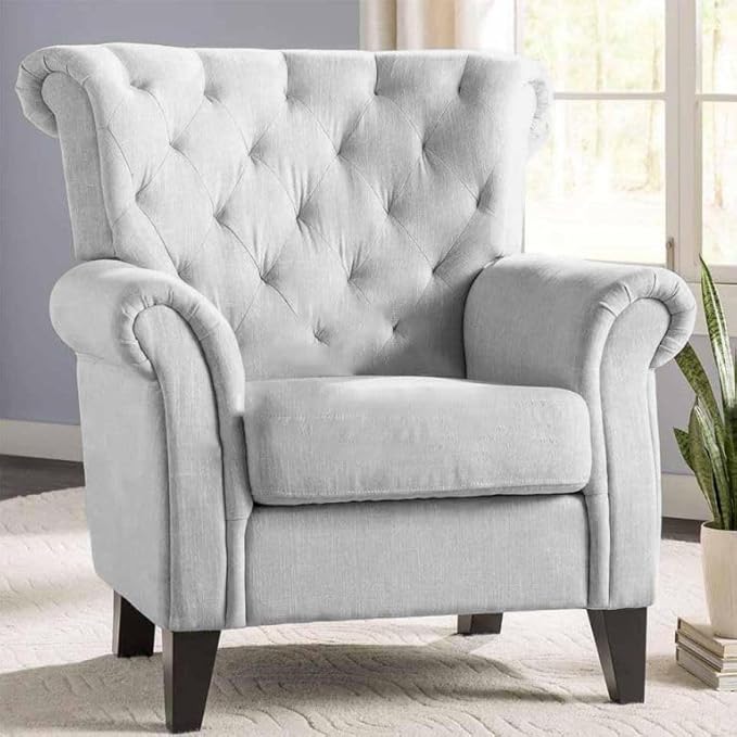 Comfynest Bronston 1 Seater Fabric Sofa 90X93X97Cm