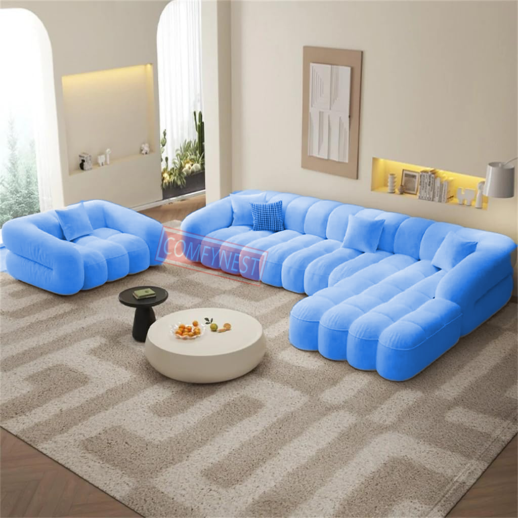 Comfynest Fabric Overstuffed Multifunctional Sofa Set – Multiple Options Available