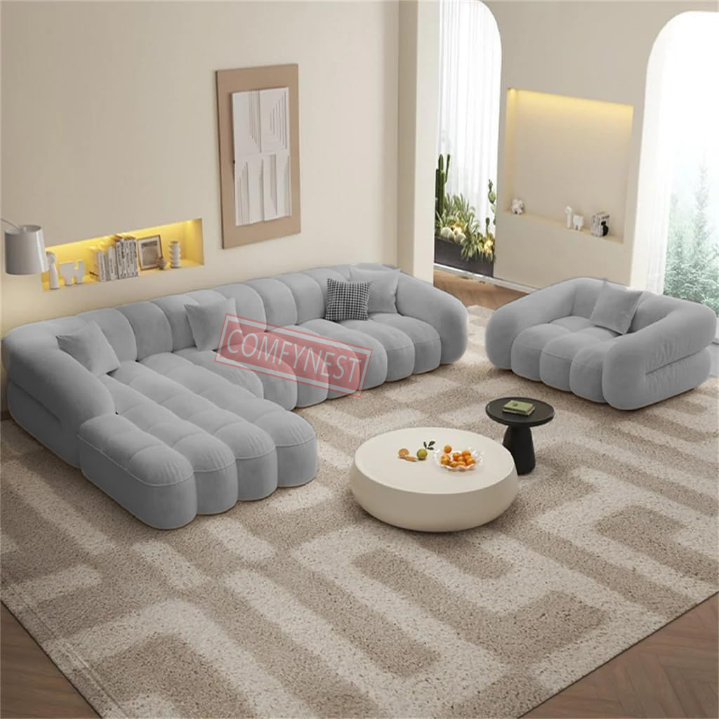 Comfynest Fabric Overstuffed Multifunctional Sofa Set – Multiple Options Available