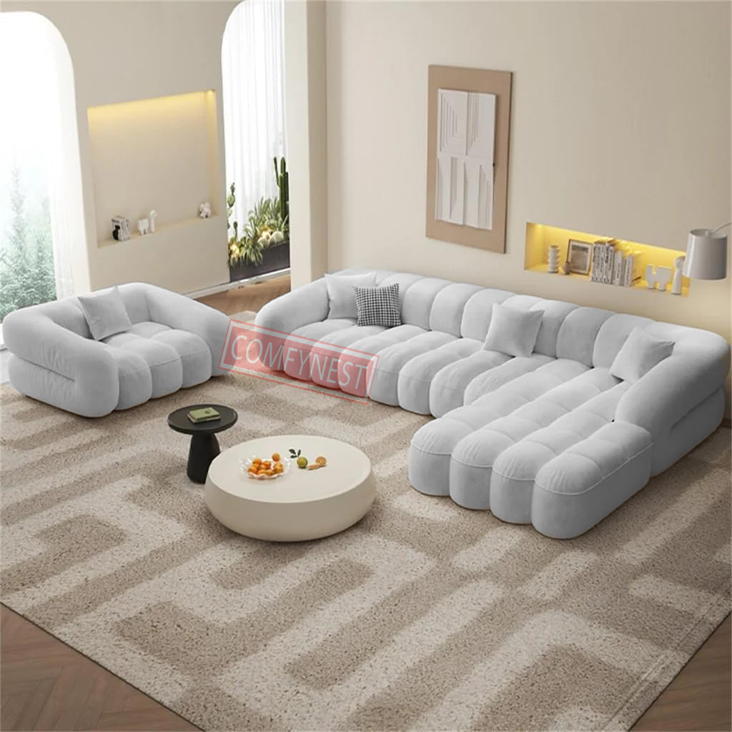 Comfynest Fabric Overstuffed Multifunctional Sofa Set – Multiple Options Available