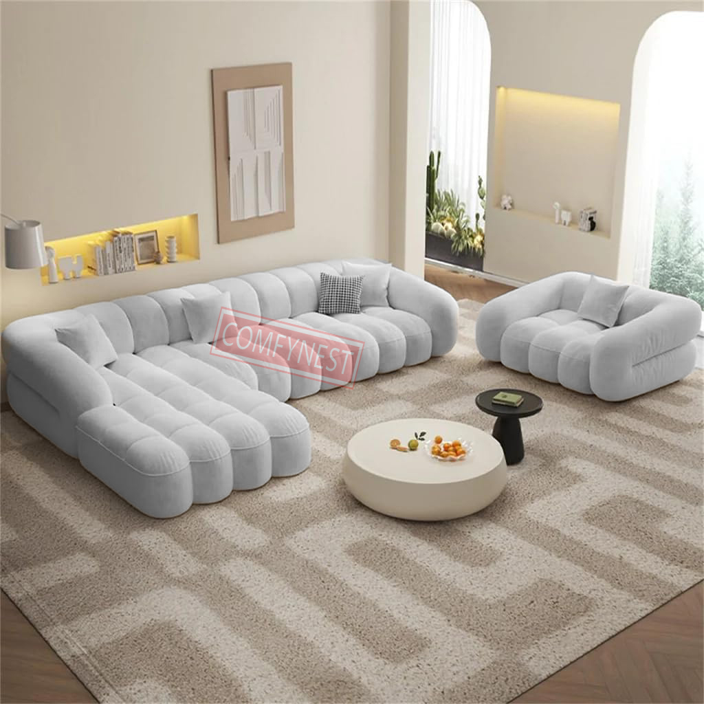 Comfynest Fabric Overstuffed Multifunctional Sofa Set – Multiple Options Available