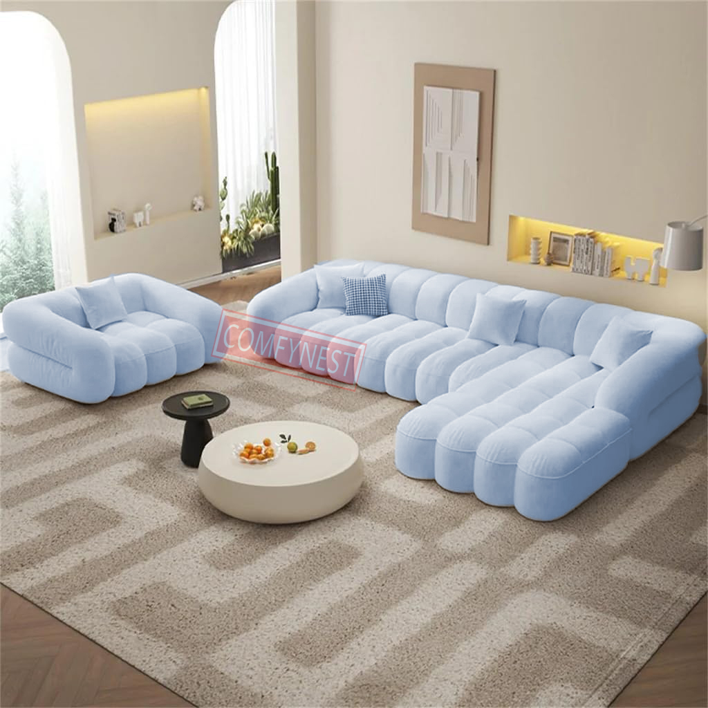 Comfynest Fabric Overstuffed Multifunctional Sofa Set – Multiple Options Available