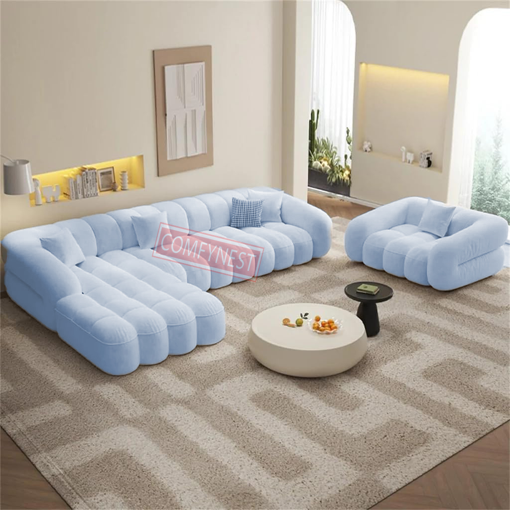 Comfynest Fabric Overstuffed Multifunctional Sofa Set – Multiple Options Available