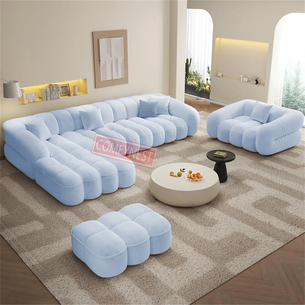 Comfynest Fabric Overstuffed Multifunctional Sofa Set – Multiple Options Available