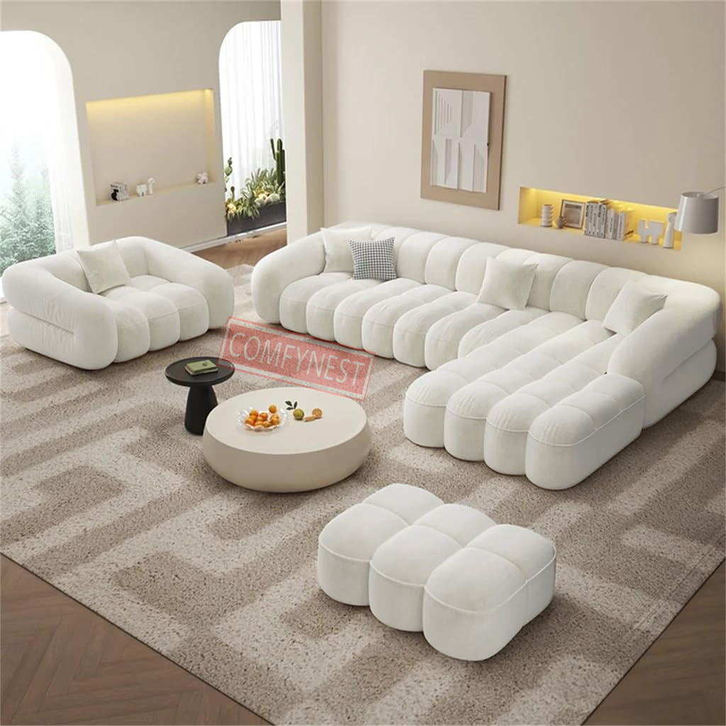 Comfynest Fabric Overstuffed Multifunctional Sofa Set – Multiple Options Available