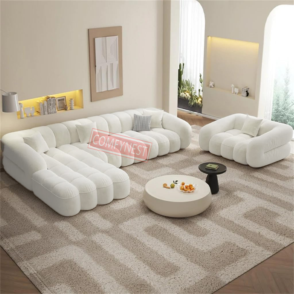 Comfynest Fabric Overstuffed Multifunctional Sofa Set – Multiple Options Available