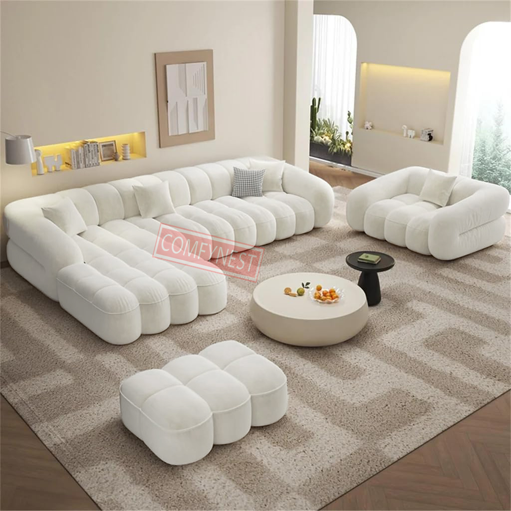 Comfynest Fabric Overstuffed Multifunctional Sofa Set – Multiple Options Available