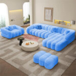 Comfynest Fabric Overstuffed Multifunctional Sofa Set – Multiple Options Available