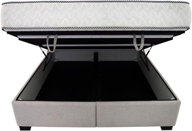 Hydraulic Lift-Up Storage Bed – Modern Upholstered Bed with Ample Hidden Storage Multiple Sizes and options