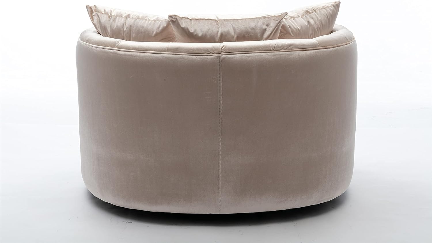 Comfynest Button Tufted Swivel Accent Chair – Modern Upholstered Lounge Chair for Living Room or Bedroom