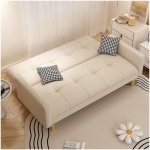 Comfynest Modern Convertible Sleeper Sofa Bed with Wooden Frame - 2 Seater Sofa Cum Bed for Living Room, Guest Room & Small Spaces | Tech Cloth Tufted Back