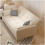 Comfynest Modern Convertible Sleeper Sofa Bed with Wooden Frame - 2 Seater Sofa Cum Bed for Living Room, Guest Room & Small Spaces | Tech Cloth Tufted Back