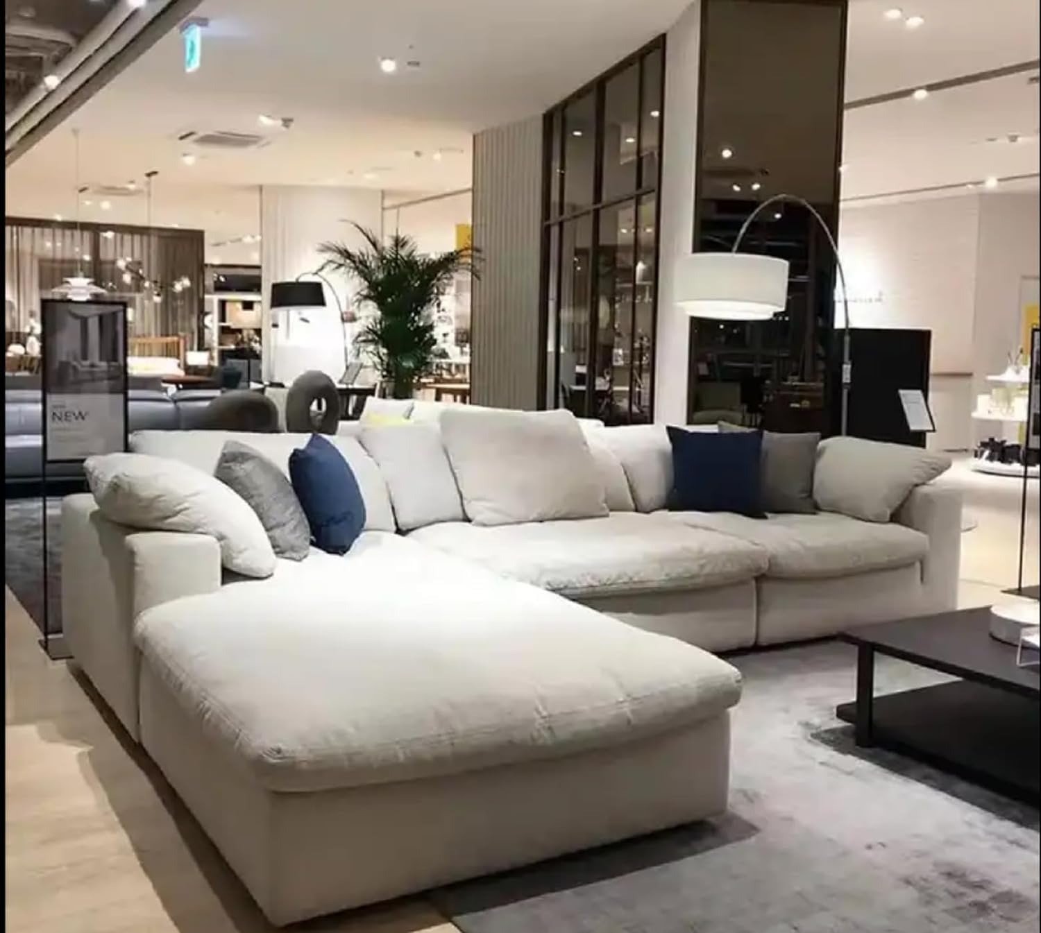 Comfynest Modern Sectional Couch – Stylish & Practical L-Shaped Sofa with Plush High-Density Cushions – Versatile Sectional Sofa Set for Home, Office & Lounge – Contemporary Comfortable Seating